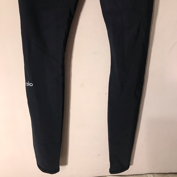 SOLD ALO YOGA LEGGINGS HIGH WAIST RIPPED WARRIOR - Picture 6 of 7